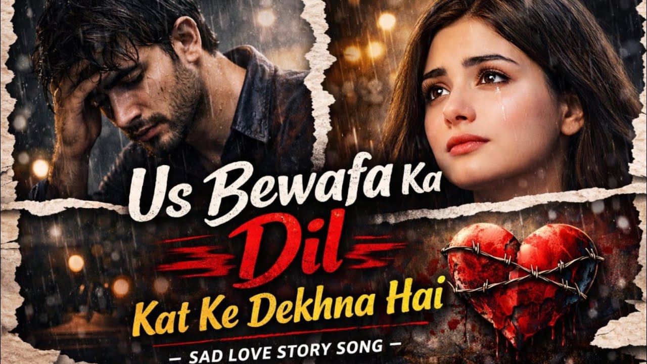 उस बेवफा का दिल काट के देखना है 💔 | New Sad Song 2026 | Heart Touching Emotional 