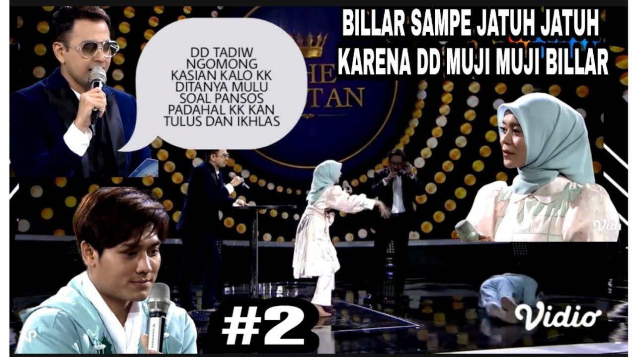 LESTI DAN RIZKY BILLAR THE SULTAN disini billar jatuh jatuh saat di puji DD aduh kiyut nya gemezz