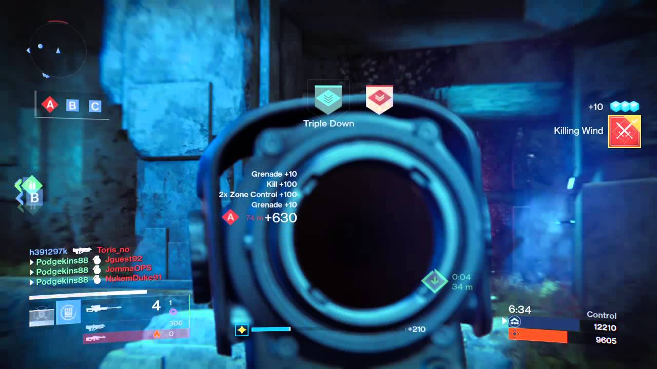 Triple Lightning Grenade kill | Destiny