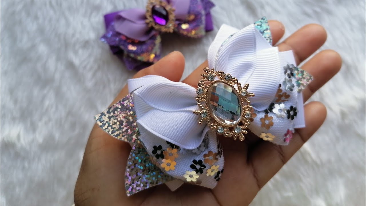 Moños para Niñas 🎀👌Listón de 4 CM  O listón de 3.8