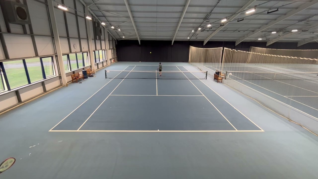 Aaron Dawson - college tennis recruiting video, spring 2024