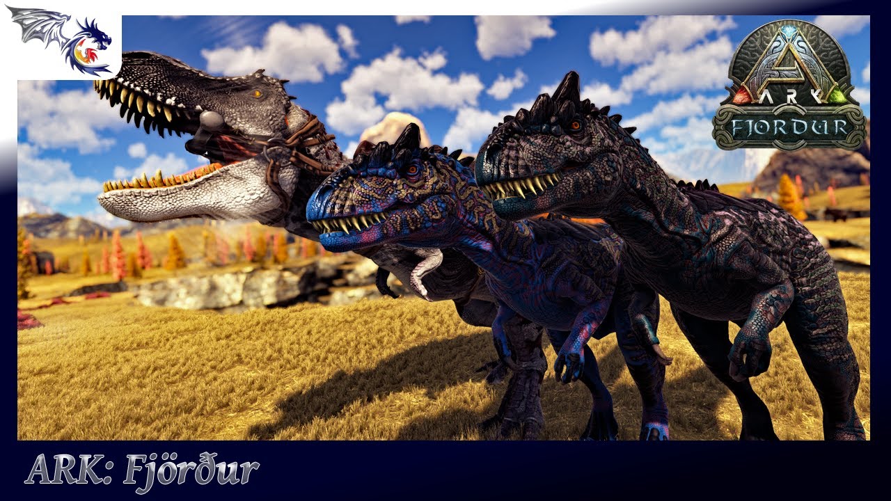 Paleo Rex & R-Allosaurus Taming With Fantastic Colors In Asgard | ARK: Survival Evolved #113