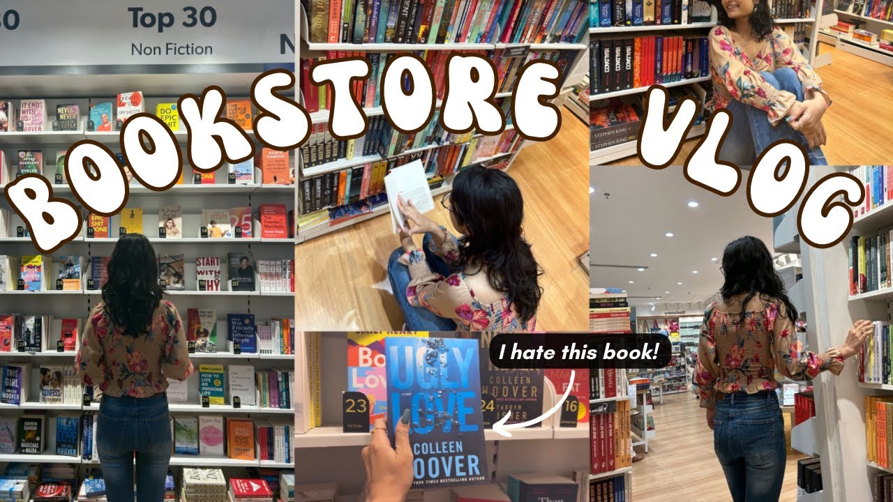 BOOKSTORE VLOG📚🍄A Day in my Life ||Book Shopping|| Huge Book Haul🌷✨