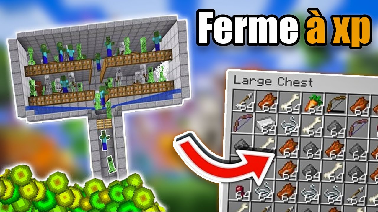 Ferme à mobs & XP ultra simple – Minecraft 1.21+