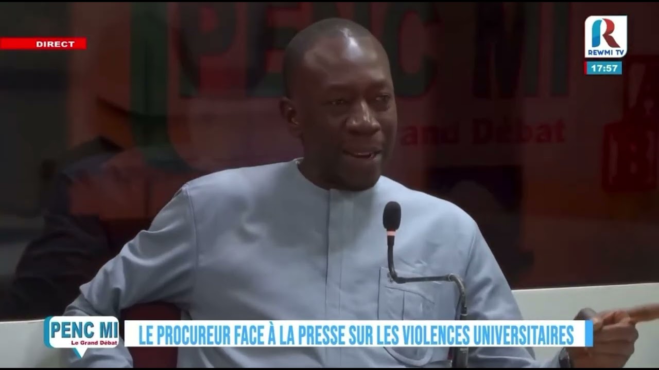 Le Procureur face &agrave; la presse sur lesviolences universitaires