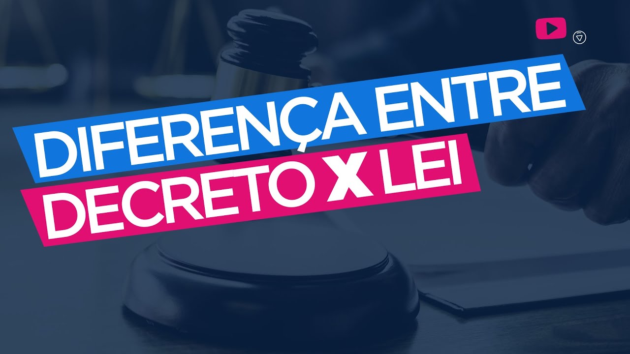 Essa &eacute; a DIFEREN&Ccedil;A entre DECRETO X LEI #dicar&aacute;pida
