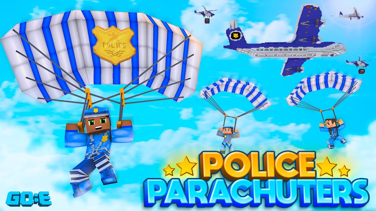 Police Parachuters  :  A Minecraft Marketplace Trailer