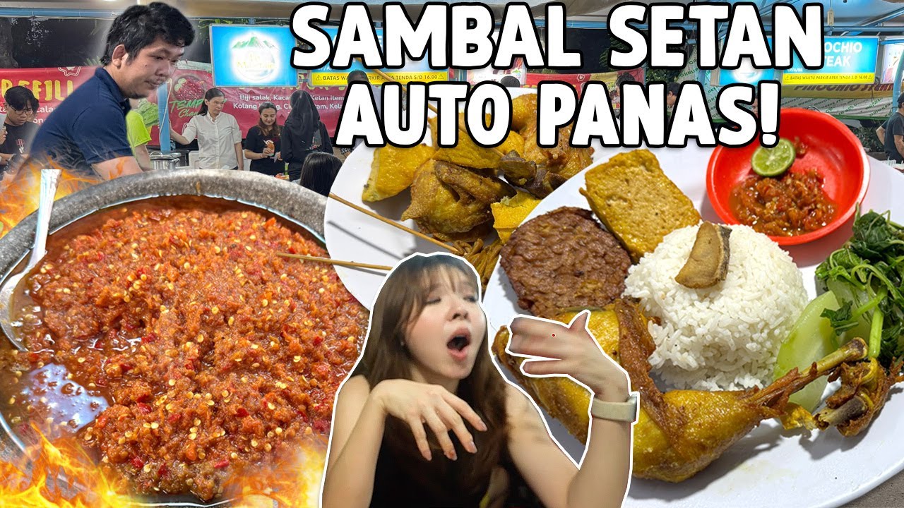 JUALAN SAMBAL TEMPONG BRUTAL RAME TIAP HARI, PEDASNYA GAK MAIN-MAIN!! PEDAS BRUTAL❌