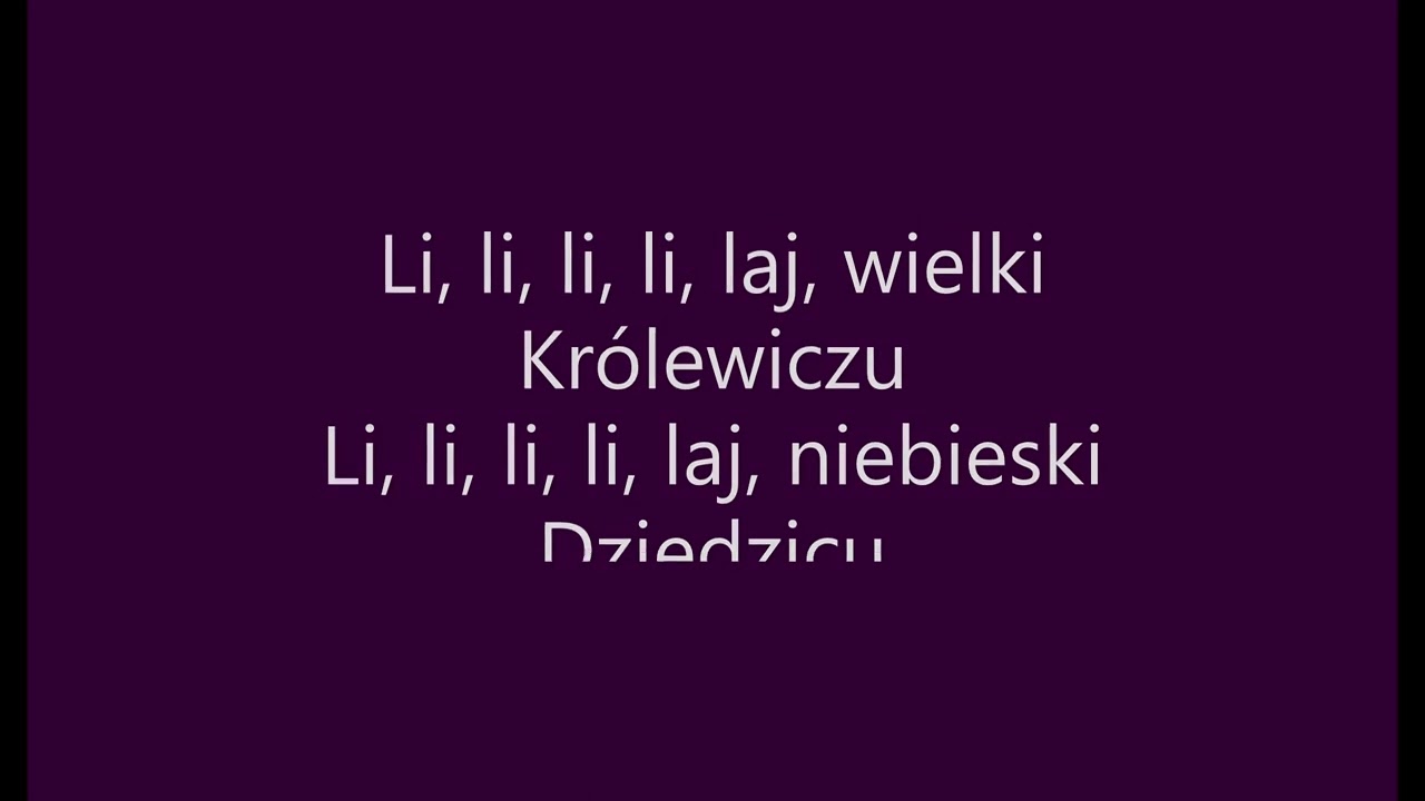 Gdy śliczna Panna - Krzysztof Krawczyk (tekst)