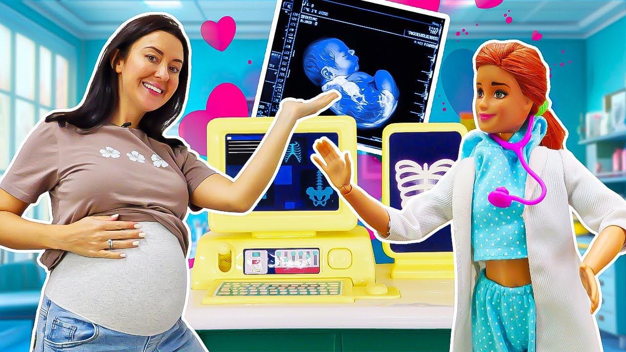 Беременная Барби на приеме у врача 🤰❤️ Скоро чудо!