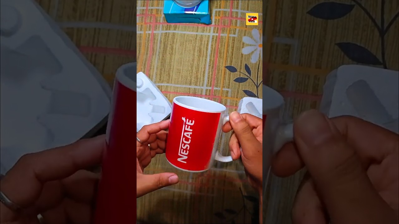 Nescafe Coffee Red Mug Unboxing... ☕                                    #unboxing #review #coffee