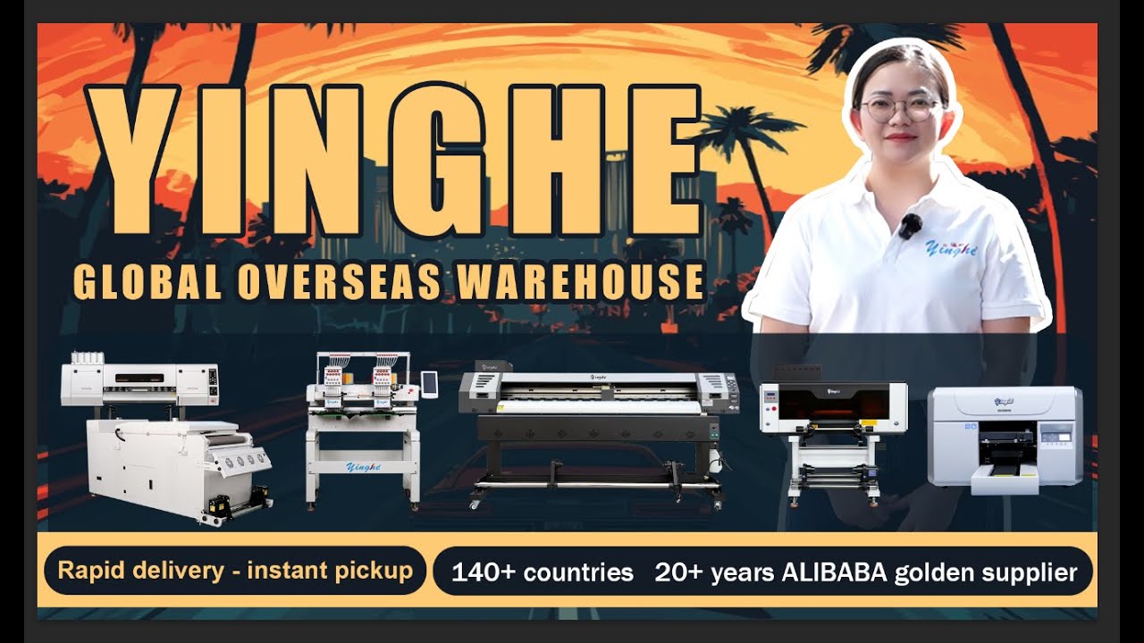 🚩Yinghe show room and warehouse #printing #dtf #embroidery #ink