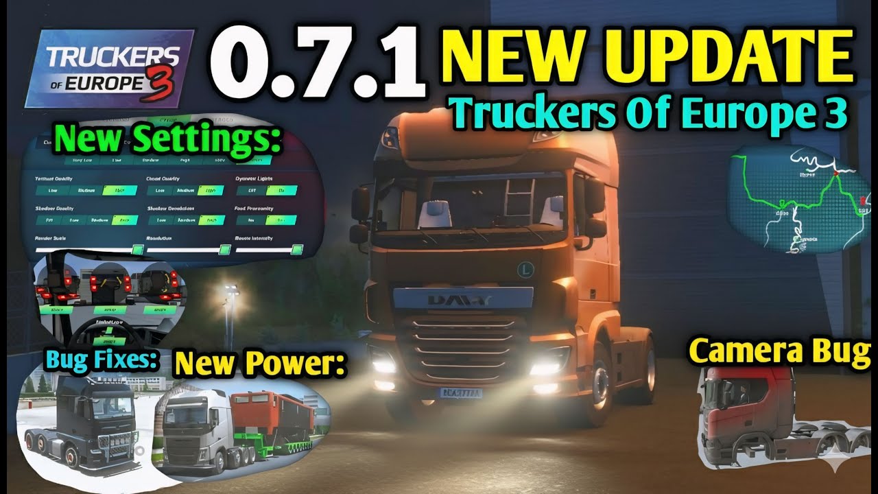 🚚ВЫШЛО КРУПНОЕ ОБНОВЛЕНИЕ 0.7.1! Исправлены огромные ошибки 🏕 | Игровой процесс грузовиков | Truc...