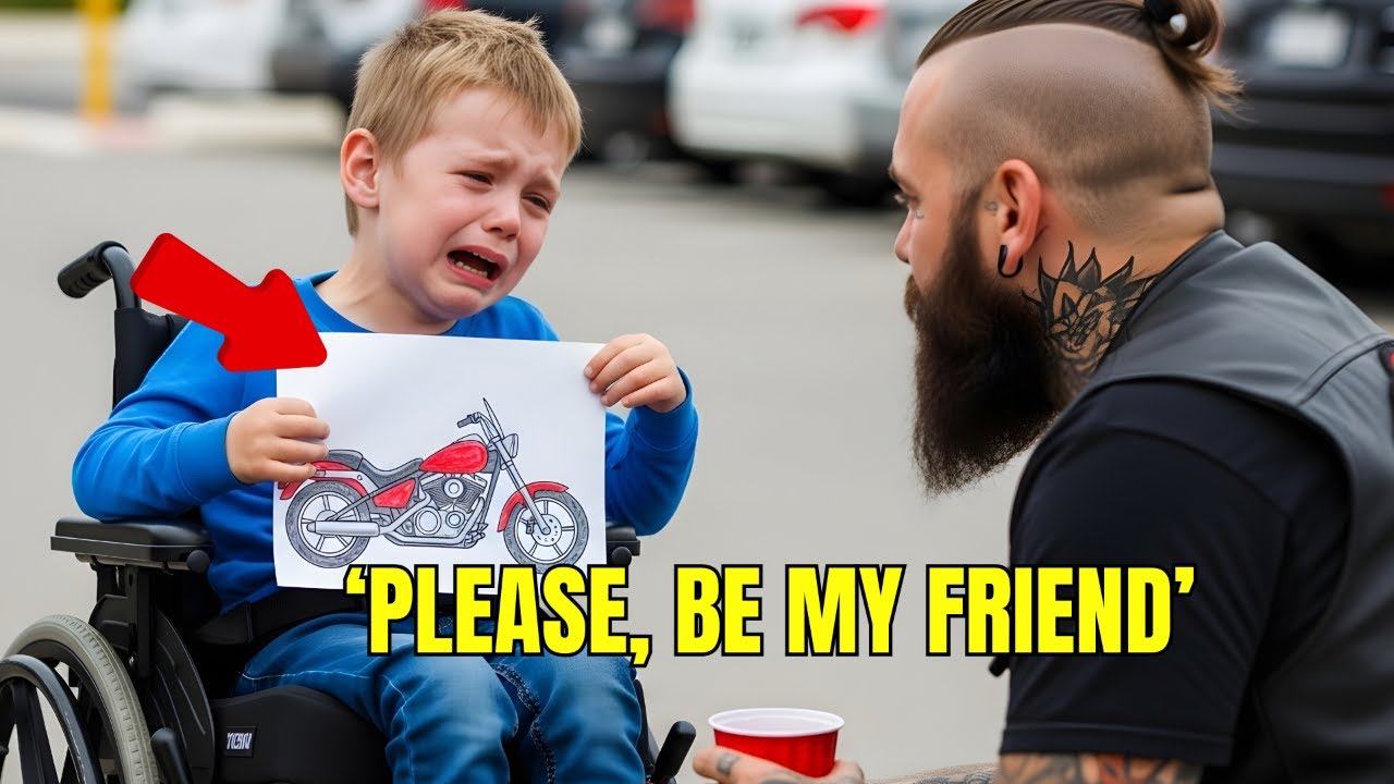 Boy with Broken Legs Begged the Hells Angels: “Visit Me At School” — 72 Hells Angels Showed Up at...