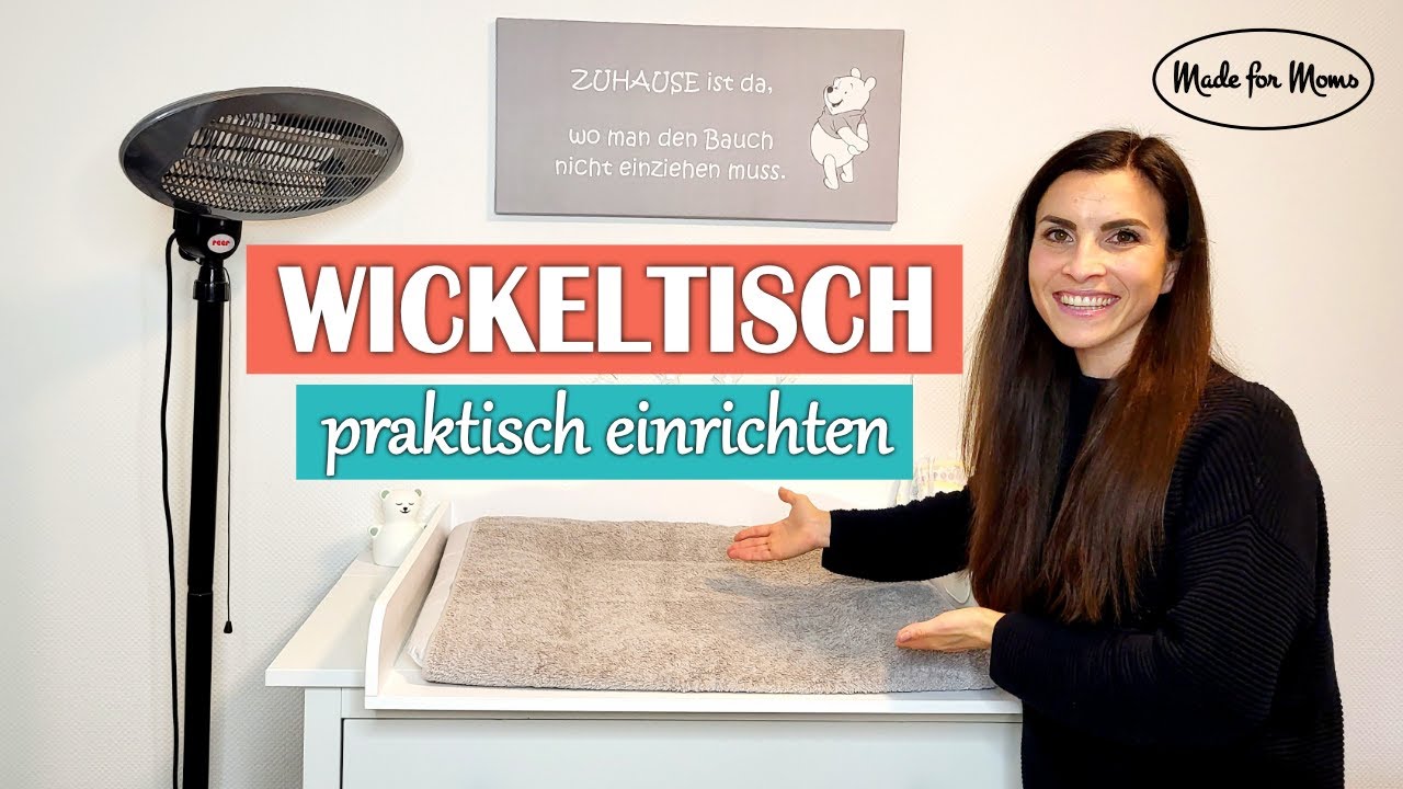 Wickeltisch Organisation praktisch & simpel | Ikea Wickelkommode | Made for Moms