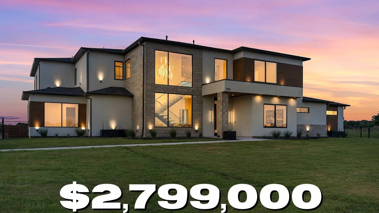DALLAS REALTORS TOUR A $2.8M LUXURY MODERN HOME | Tour the Coolest House in Dallas!