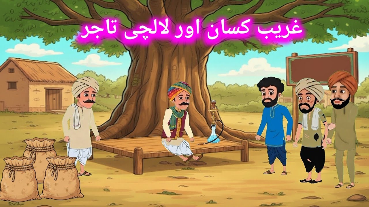 Lalchi Seth ko Mili Saza | Gareeb kisaan ki kahani | Moral storie | Wontarz toonz