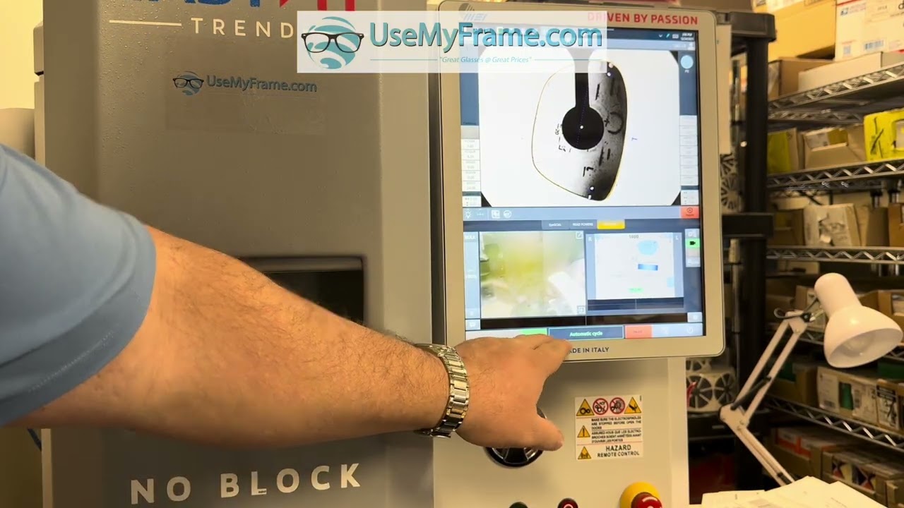 Custom Lens Engraving in Action 🚀 | Personalized Optical Details at UseMyFrame.com