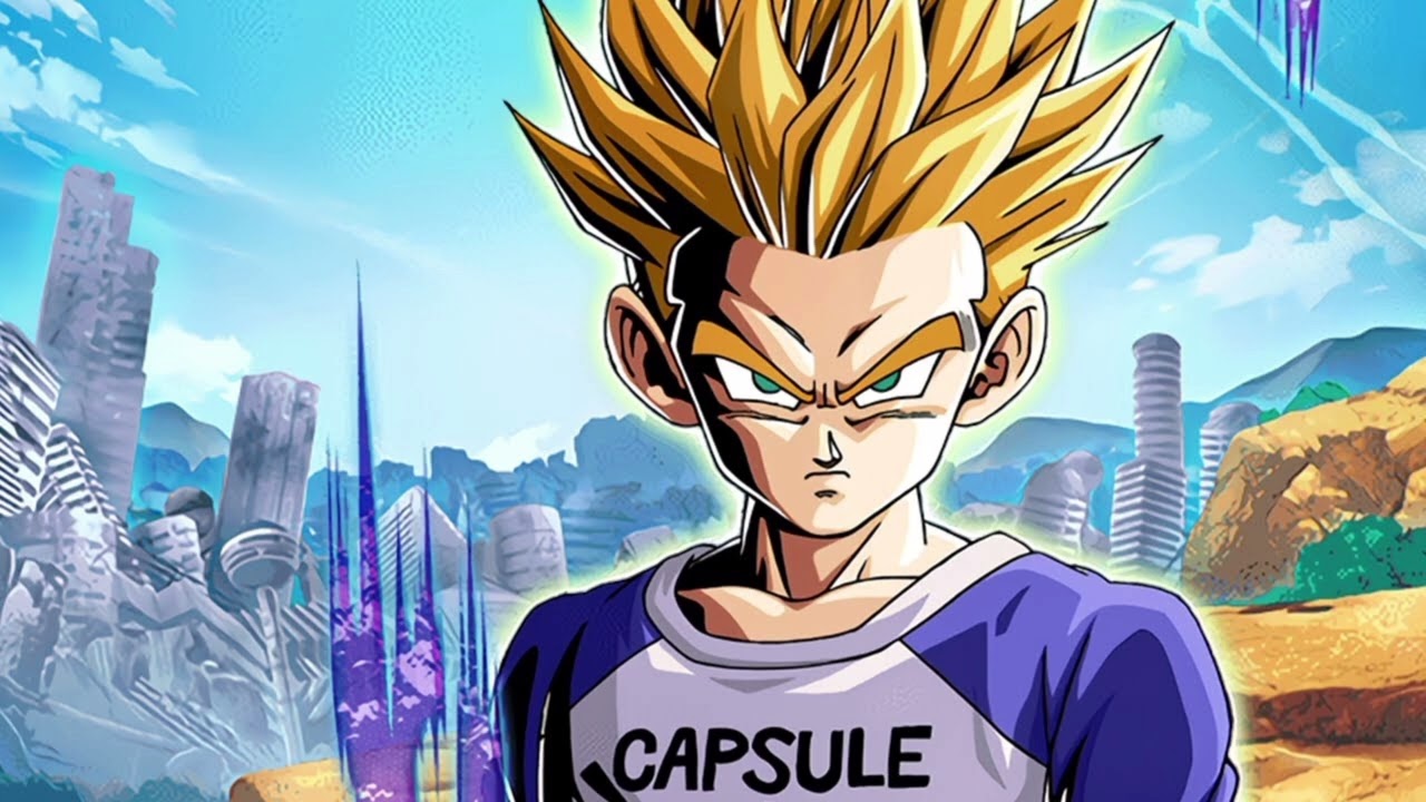 DBZ DOKKAN BATTLE: INT LR SSJ TRUNKS AKTIVE-SKILL OST (Death Metal E-Guitar Version)