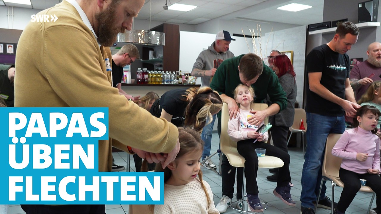 Frisierkurs für Väter: Mit viel Geduld und noch mehr Liebe