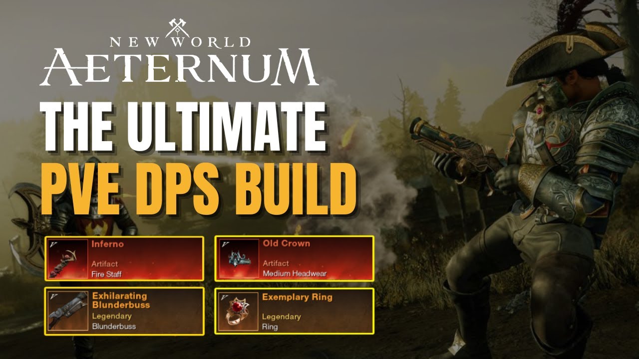 New World Aeternum: PvE-билд с высоким DPS (мушкетон/огненный посох)