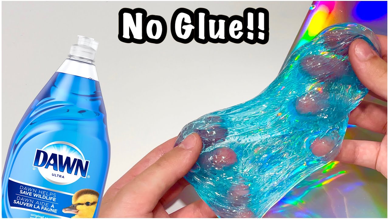 Dish Soap Slime!! 🧼 How To Make No Glue Dish Soap Slime!!
