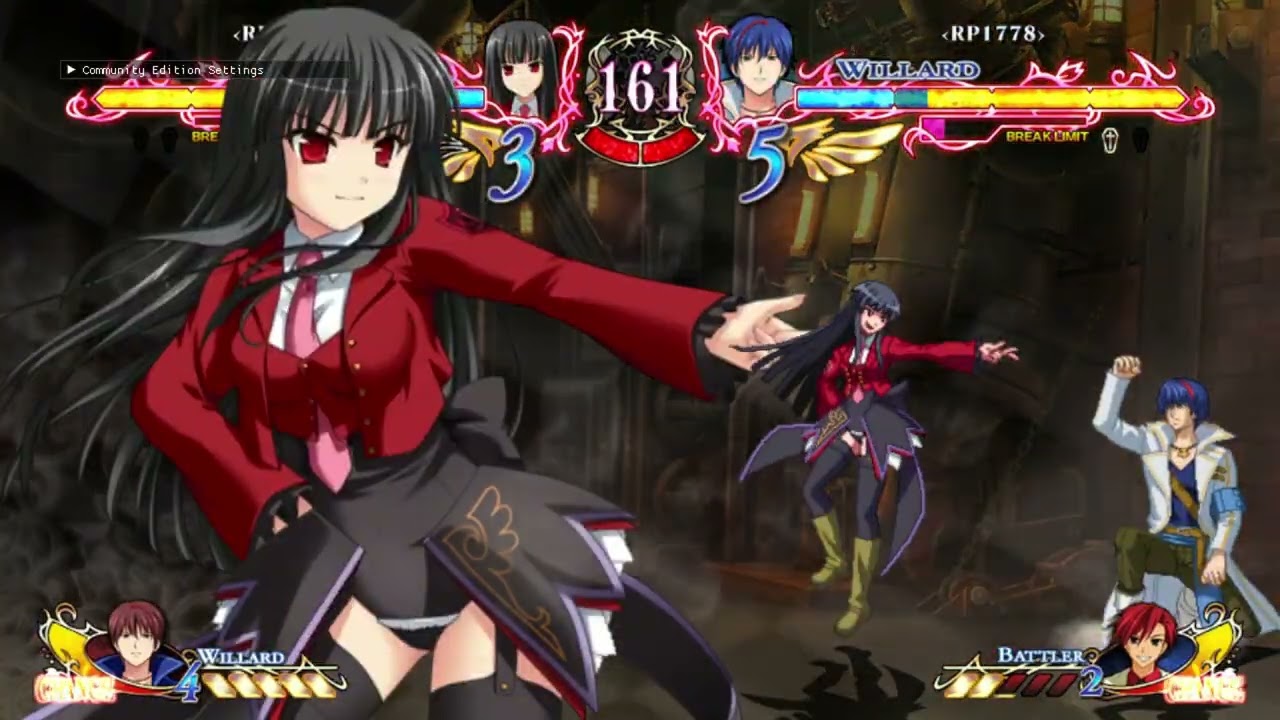 Umineko Golden Fantasia: Blimpulse (Luci/Will) vs Temsik (Bat/Will)