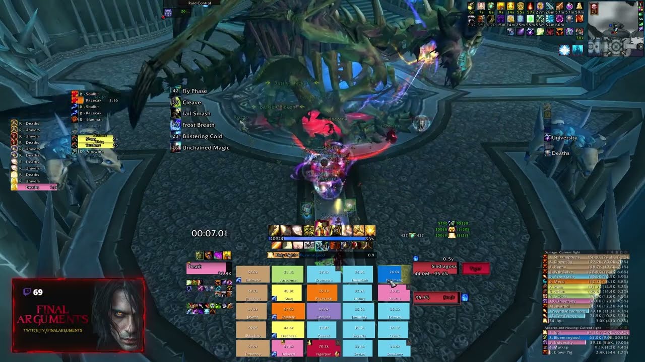 Death (Warmane / Icecrown) - Sindragosa 25H Speedkill - 02:16 - Holy paladin PoV