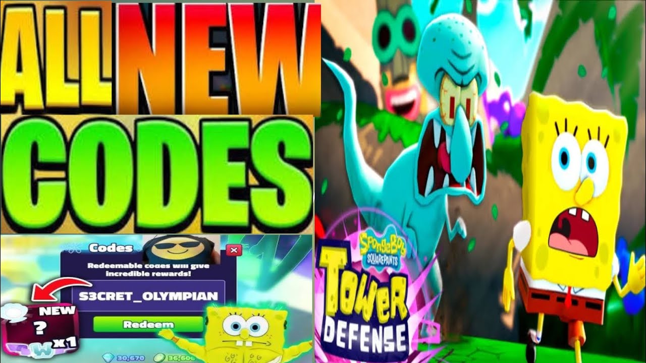 ALL WORKING SPONGEBOB TOWER DEFENSE CODES 🧽✨ | ADMIN ABUSE EVENT | Roblox SpongeBob TD Codes 2025