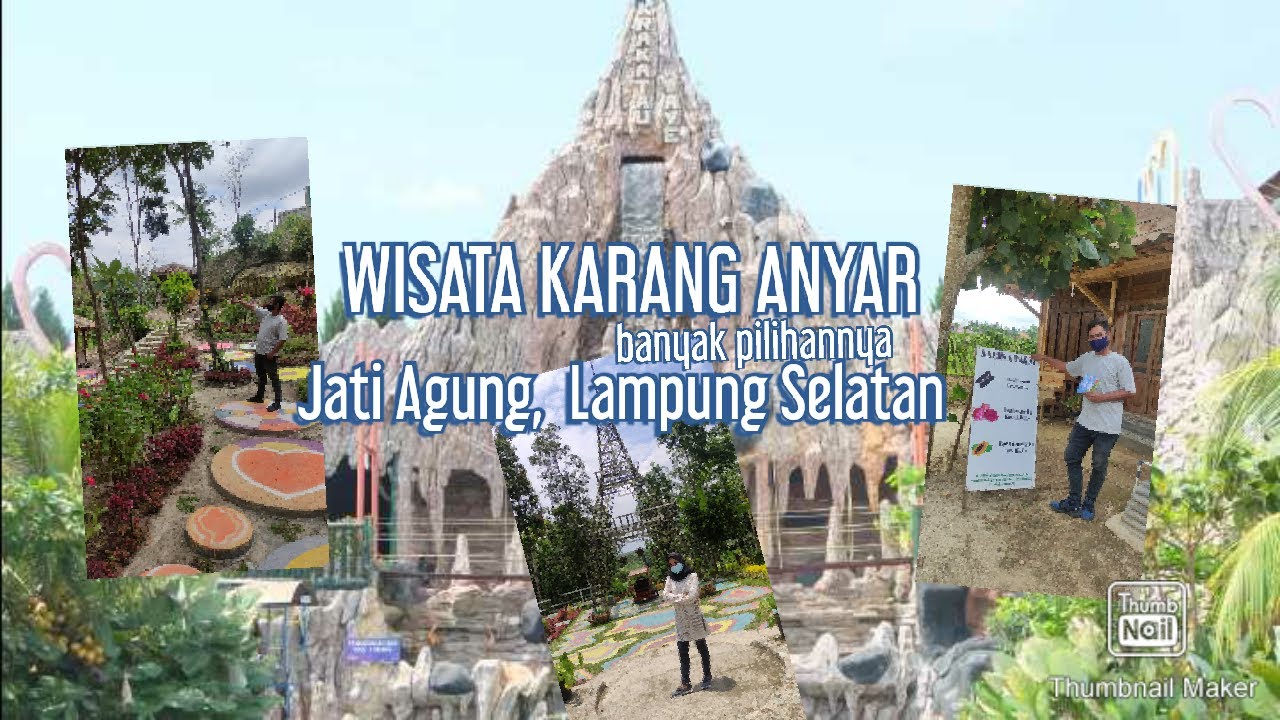 banyak wisata pilihan di karang anyar , jati agung, lampung selatan