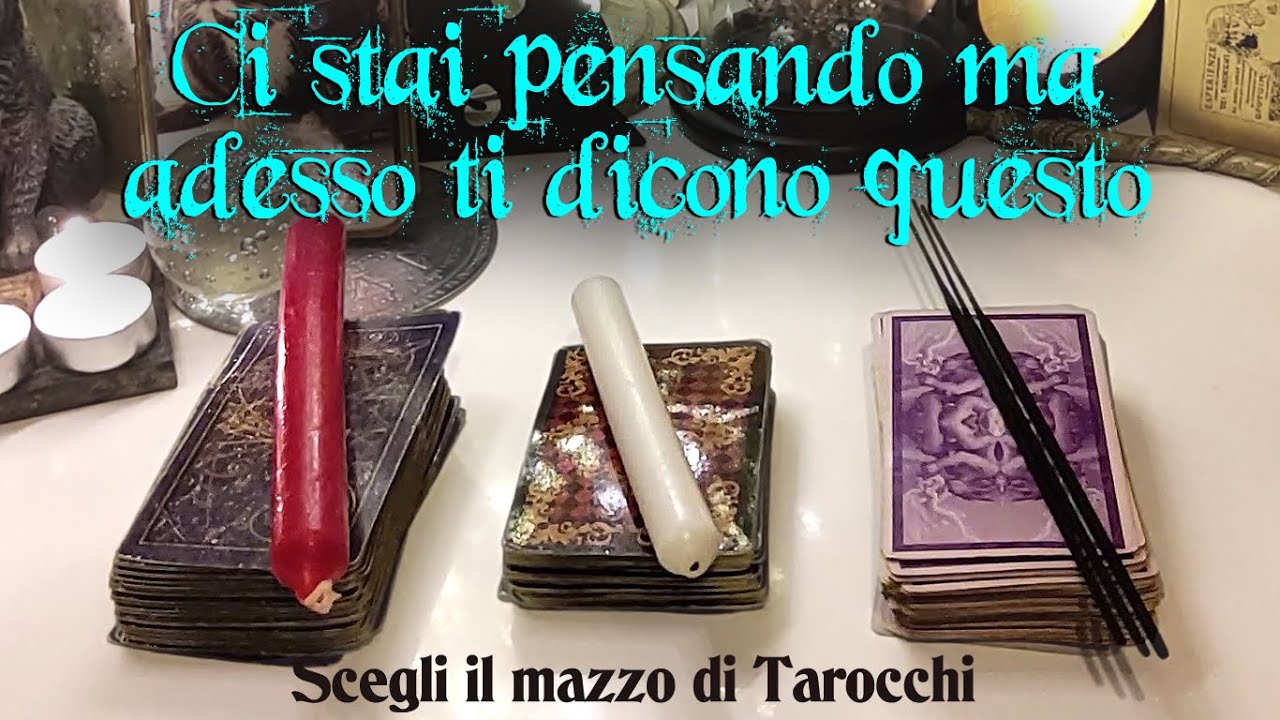 ✶ Ci stai ⁺pensando⁺ ma adesso ti dicono questo ༒︎ Tarocchi interattivi e scrittura automatica