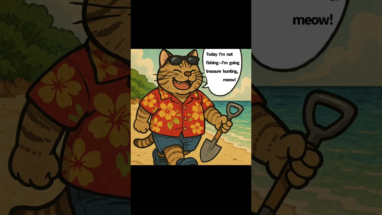 Haisai Cat Painu Maya — Episode 13: “Treasure Hunt on the Beach”