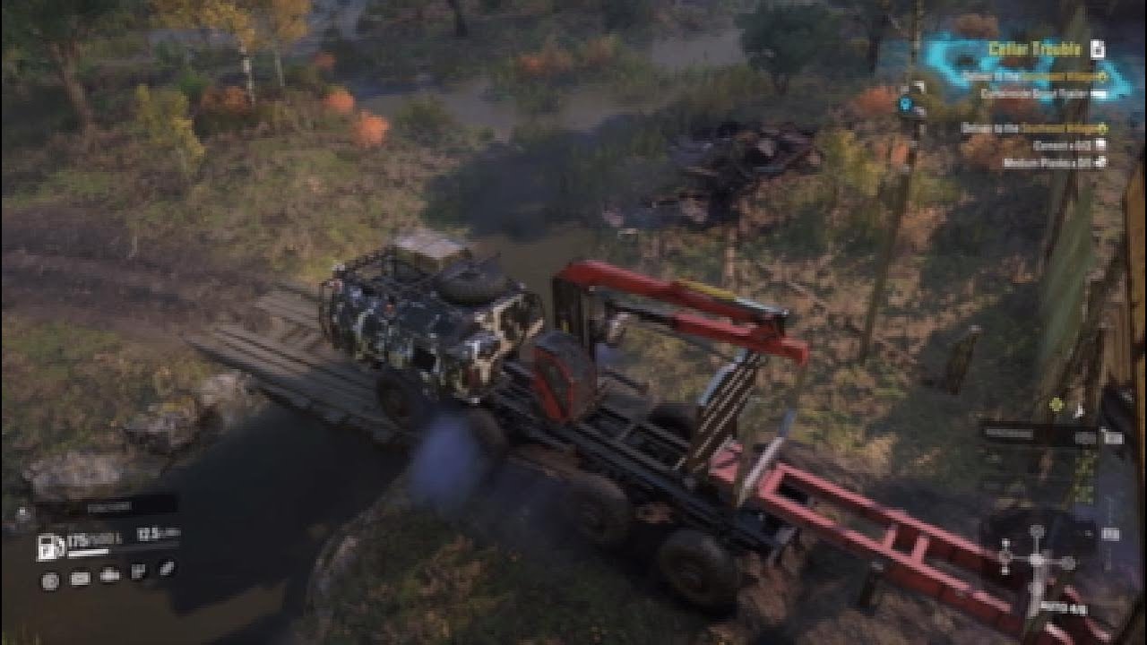 SnowRunner - Zurdania, The Final Work Site.