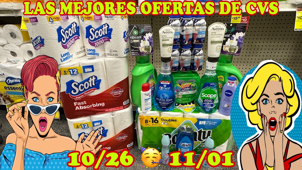 🥳🥳 LAS MEJORES OFERTAS DE CVS 10/26 🥳 11/1 🥳🥳
