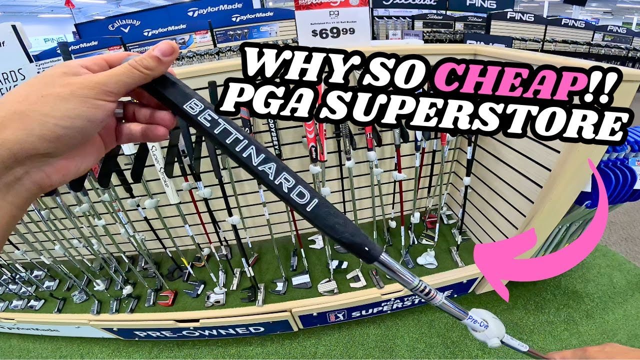 Scored the BEST Deals on Used Golf Clubs! PGA Superstore, Golf Alley & Pawn Shops!