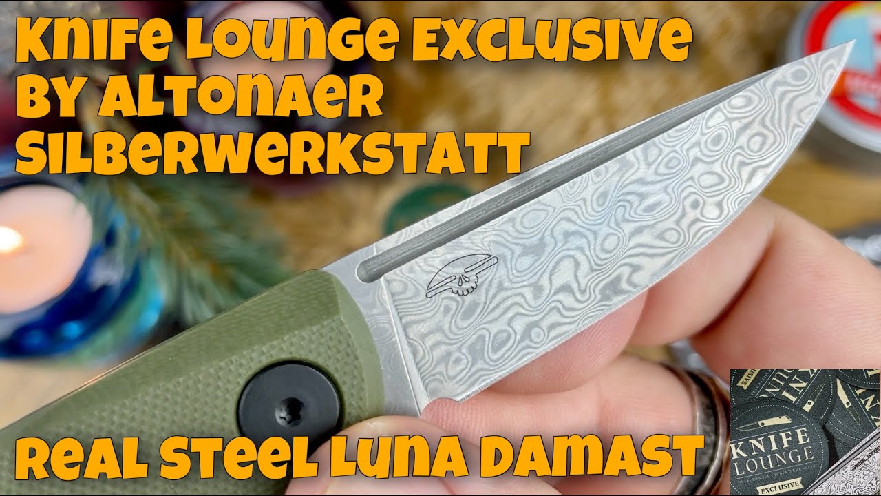 🚨 Knife Lounge Exclusive ‼️ Real Steel Luna Damast by Altonaer Silberwerkstatt🚨