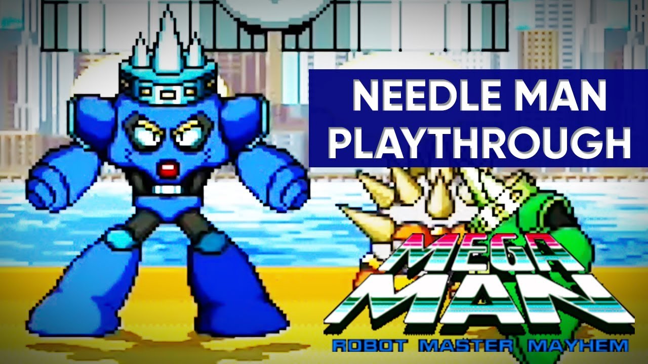 Mega Man: Robot Master Mayhem (PC) - Needle Man Gameplay Playthrough