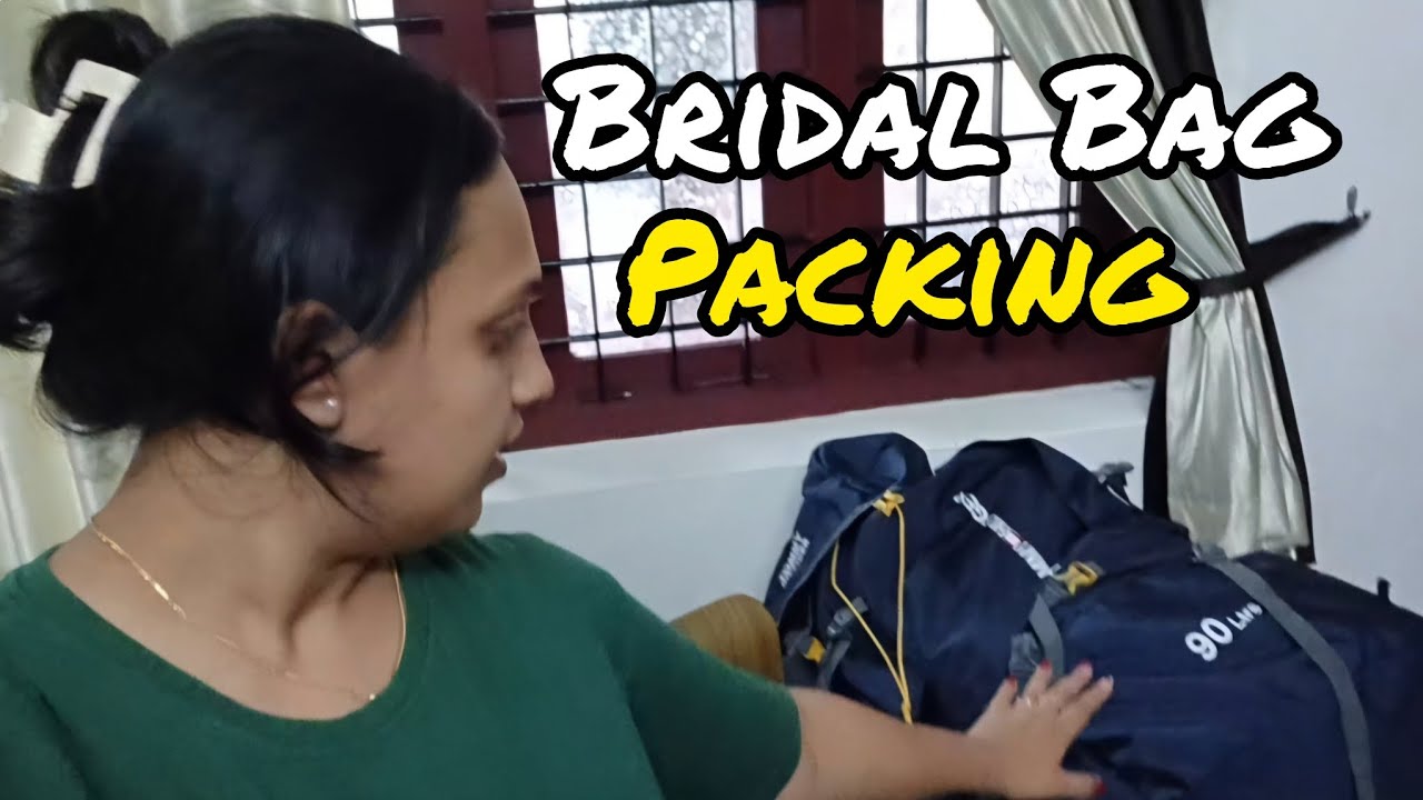 Bridal Bag Packing🥹🥰|| കല്യാണ പെട്ടി പാക്കിംഗ് 🛍️🧿❤️