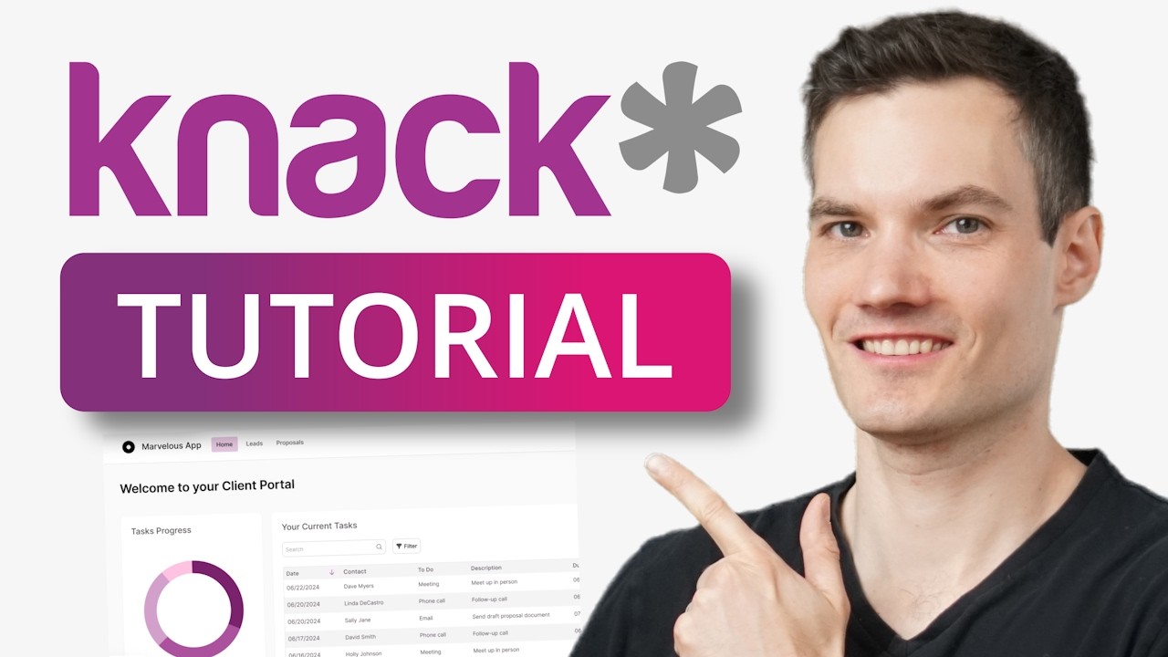 Knack Tutorial for Beginners: No Code App Builder