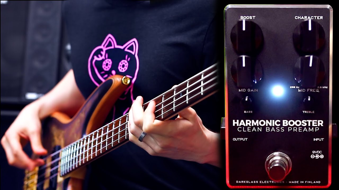 DARKGLASS HARMONIC BOOSTER - Clean Bass Preamp