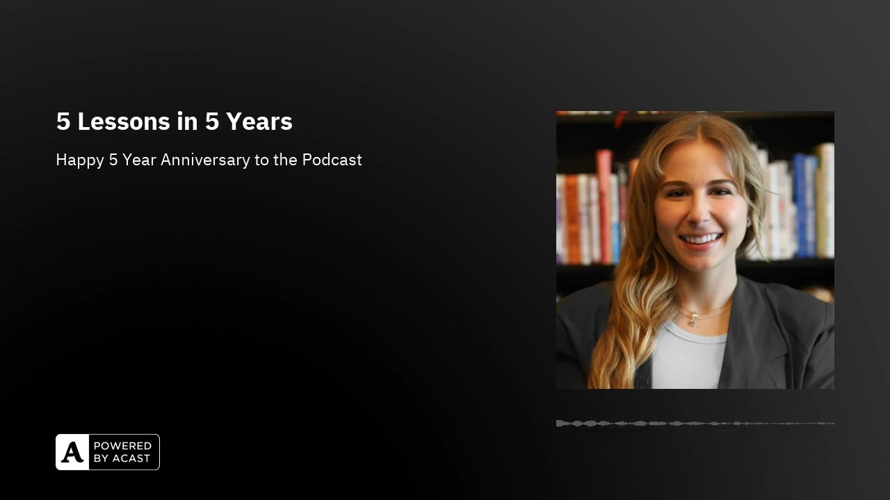 5 Lessons in 5 Years