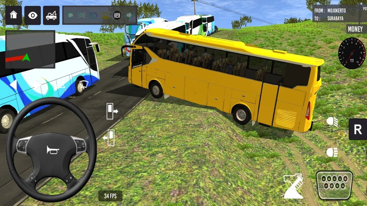 Indonesia Coach bus driving 💥 😍| Euro bus simulator 2026 Android gameplay #game 1 Part 69