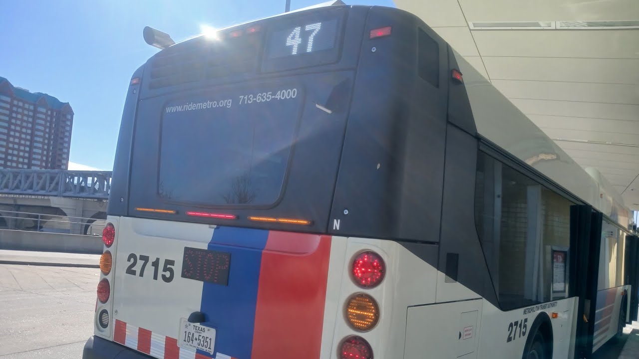 Houston Metro Ride: 47 Hillcroft: From Airport Blvd To Northwest  Tc: Brand New 2025 XD40!!! #2715 