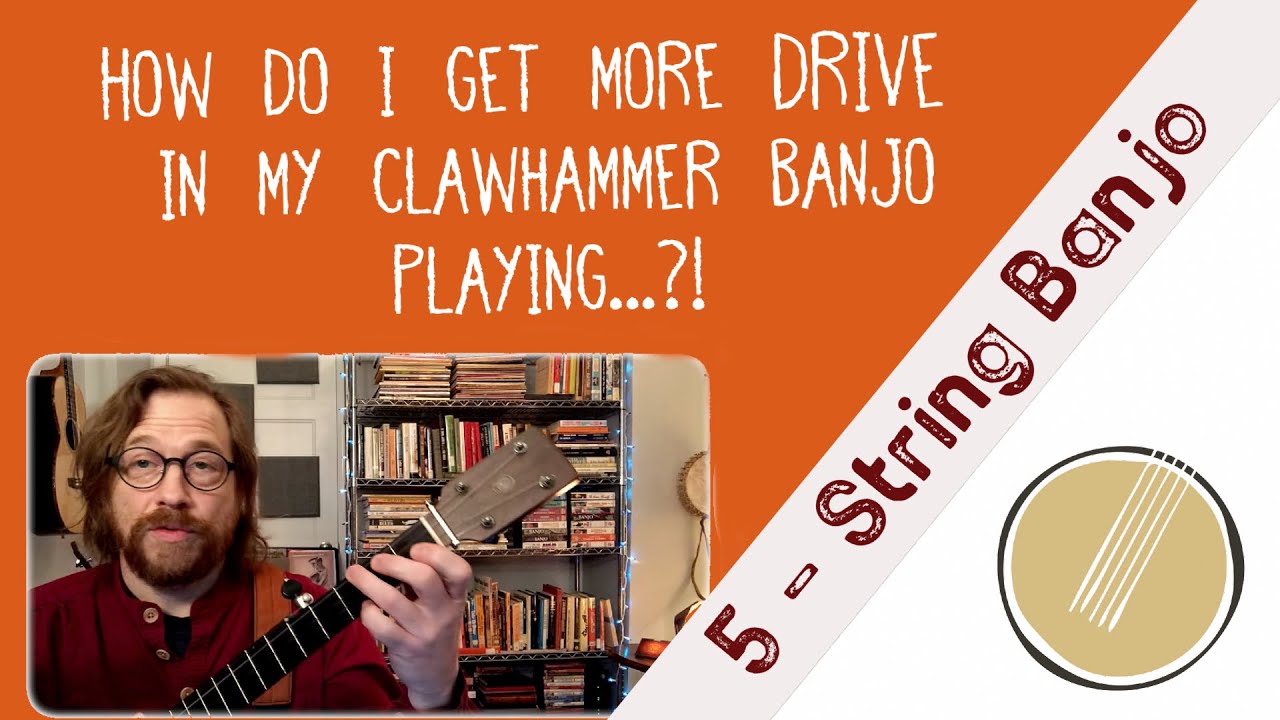 Getting more DRIVE playing clawhammer banjo with a fiddle [How to - 5 String