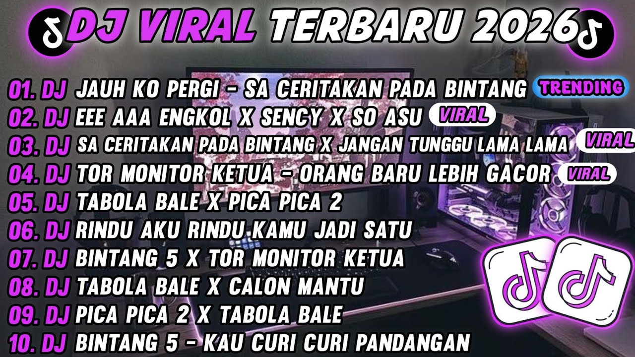 DJ TIKTOK TERBARU 2026-🎵DJ SA CERITAKAN PADA BINTANG 🎵DJ SEDIA AKU SEBELUM HUJAN FULL ALBUM 