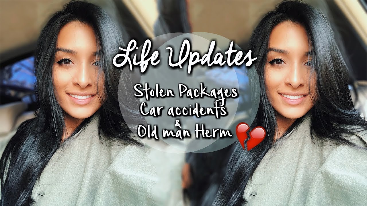 LIFE UPDATES: Stolen Packages, Car Accident, & Old Man Herm 💔