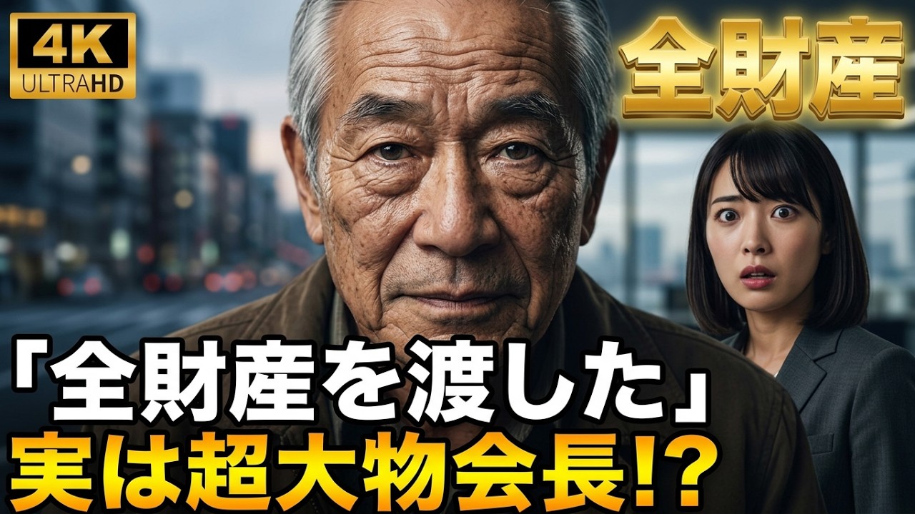 50社落ちた私がホームレスに全財産を渡した結果、彼が会長だった！