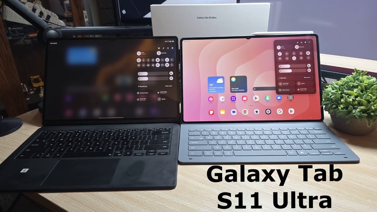 Premier aper&ccedil;u de la Galaxy Tab S11 Ultra et impressions du clavier Book Cover Slim