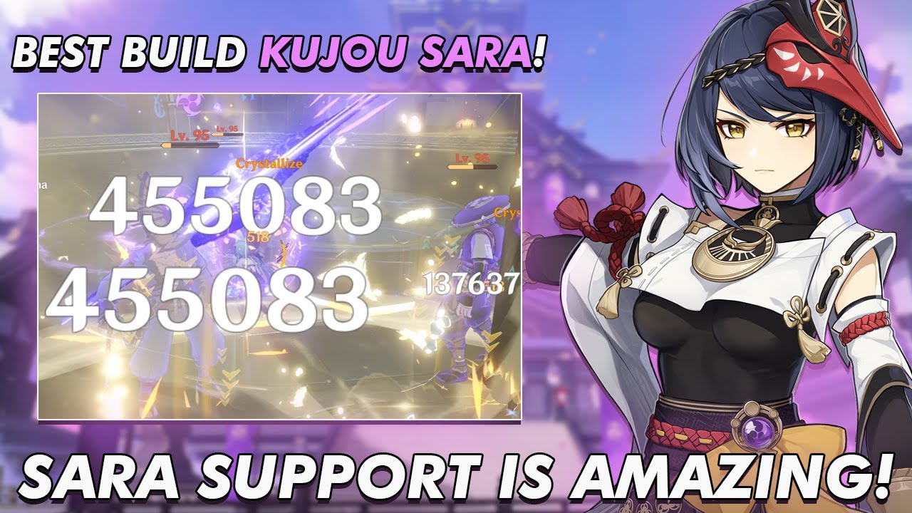 Build Terbaik Kujou Sara! Best Weapons, Artifacts & Gameplay! | Genshin Impact Indonesia