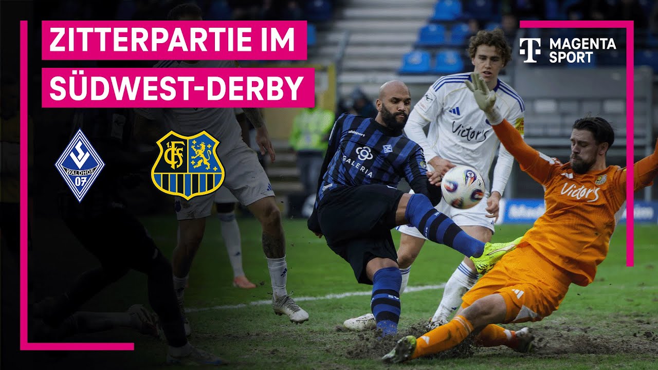 SV Waldhof Mannheim - 1. FC Saarbr&uuml;cken, Highlights mit Live-Kommentar | 3. Liga | MAGENTA SPORT